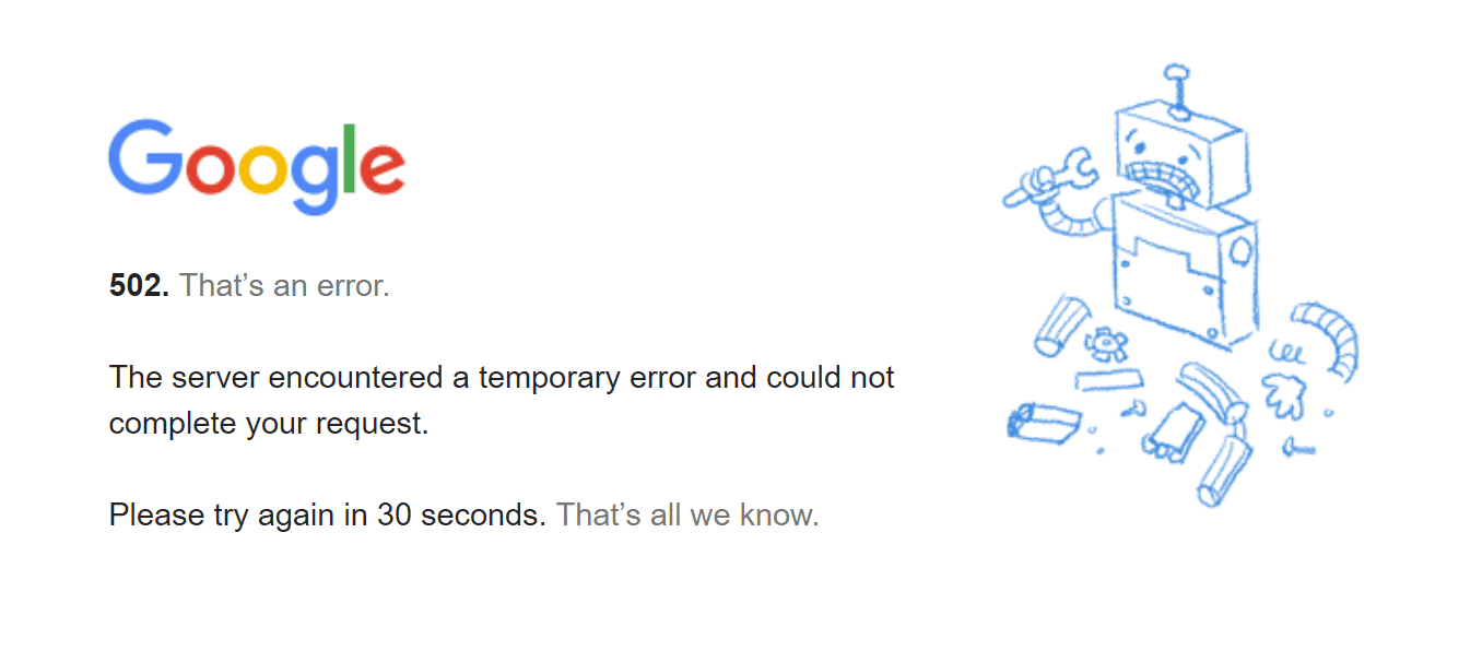 error-502-google